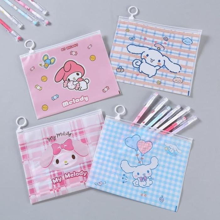 Zipper Bag Transparan Karakter Lucu Tempat Pensil Korea Terlaris! 3