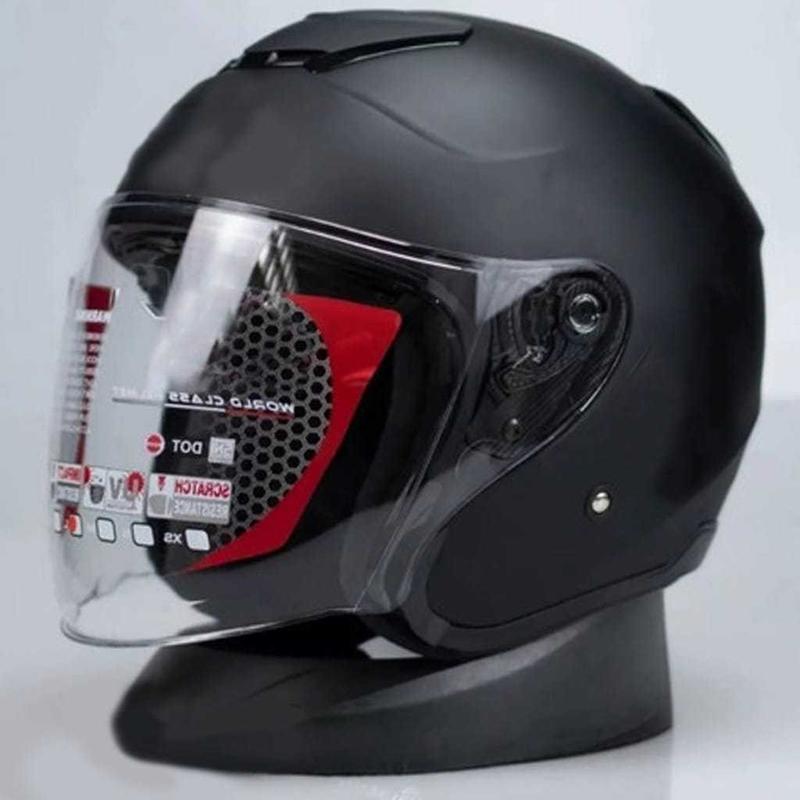 Helm MLA KYOTO Solid White Helm Half Face SNI PREMIUM Untuk Pria Dan Wanita Dewasa COD 4