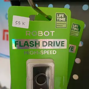 Robot Flashdisk Robot 16GB High-Speed dengan Garansi Lifetime untuk Keamanan Data Anda
