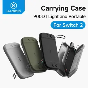 Hagibis BG10 Portable Carrying Case for Nintendo Switch 2 Traveling Bag Hard Shell NS Accessories Protective Cover 10 Games Cartridge