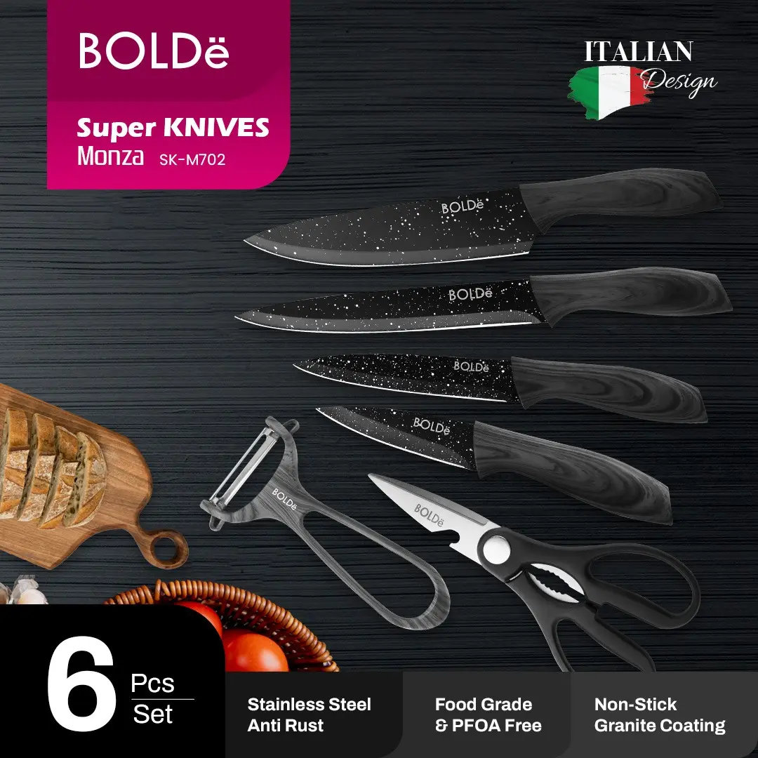 BOLDe Super KNIVES Monza 6 Pcs Set
