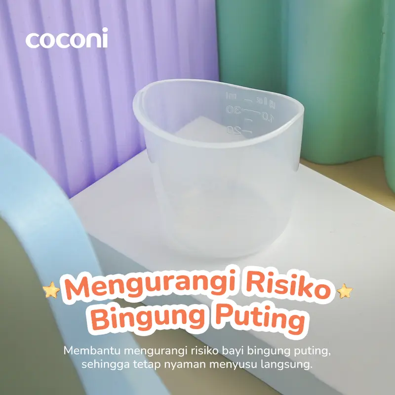 COCONI Newborn Baby Cup Feeder | Gelas Pemberi Asi Pada Bayi Baru Lahir | Gelas Kecil Anak Bayi 3