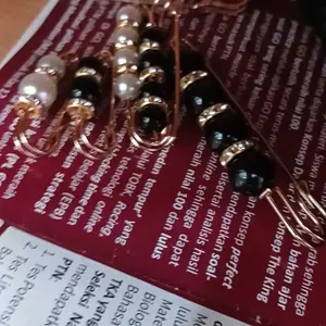 3pcs Peniti mutiara mewah elegan