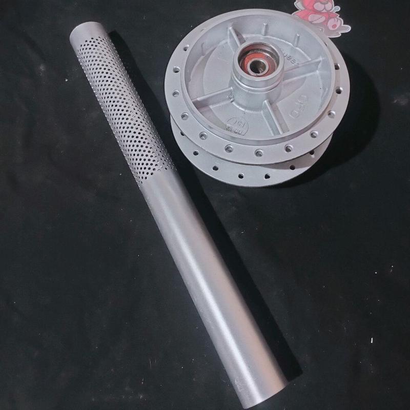 TERBARU SARINGAN KNALPOT MOTOR SARTENG SARFULL INLET 38MM PANJANG 40CM Motorcycle knalpot  saringan saringan  knalpot kapsul vario 4