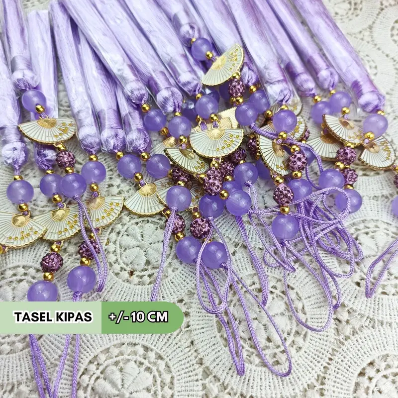1 PCS TASSEL KIPAS / RUMBAI TASEL +/- 10 CM 3