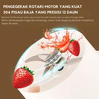 Gambar HEPU Portable Juicer HP-R01 340ML - Juicer Cup 60W 18.000 RPM Ungu Hijau Baterai 1.500mAh x2 untuk Jus Segar Praktis - Hijau dari Hepu Store Kota Administrasi Jakarta Pusat 3 Tokopedia