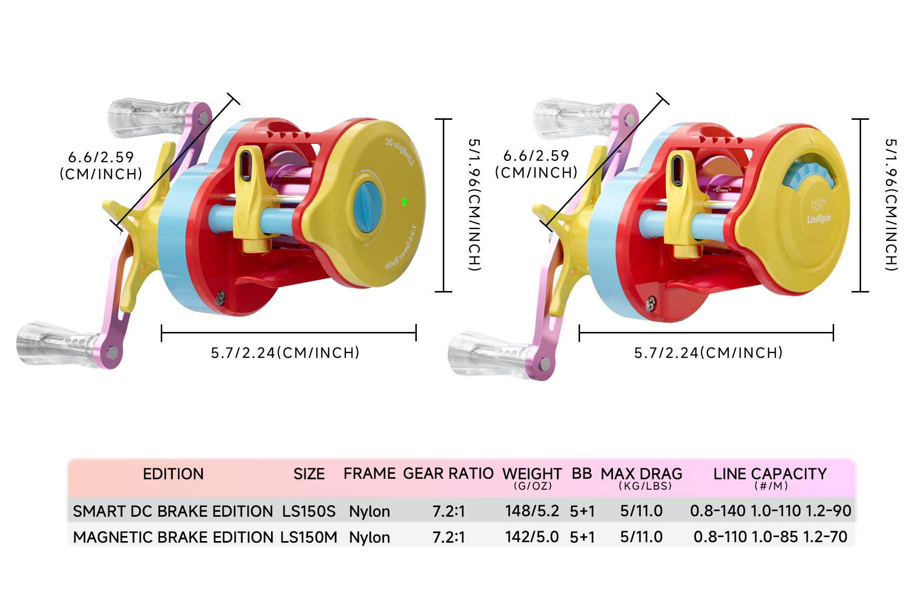 TEBEN Kekili Drum Reel LiteSpin DC with Smart Electronic Brake