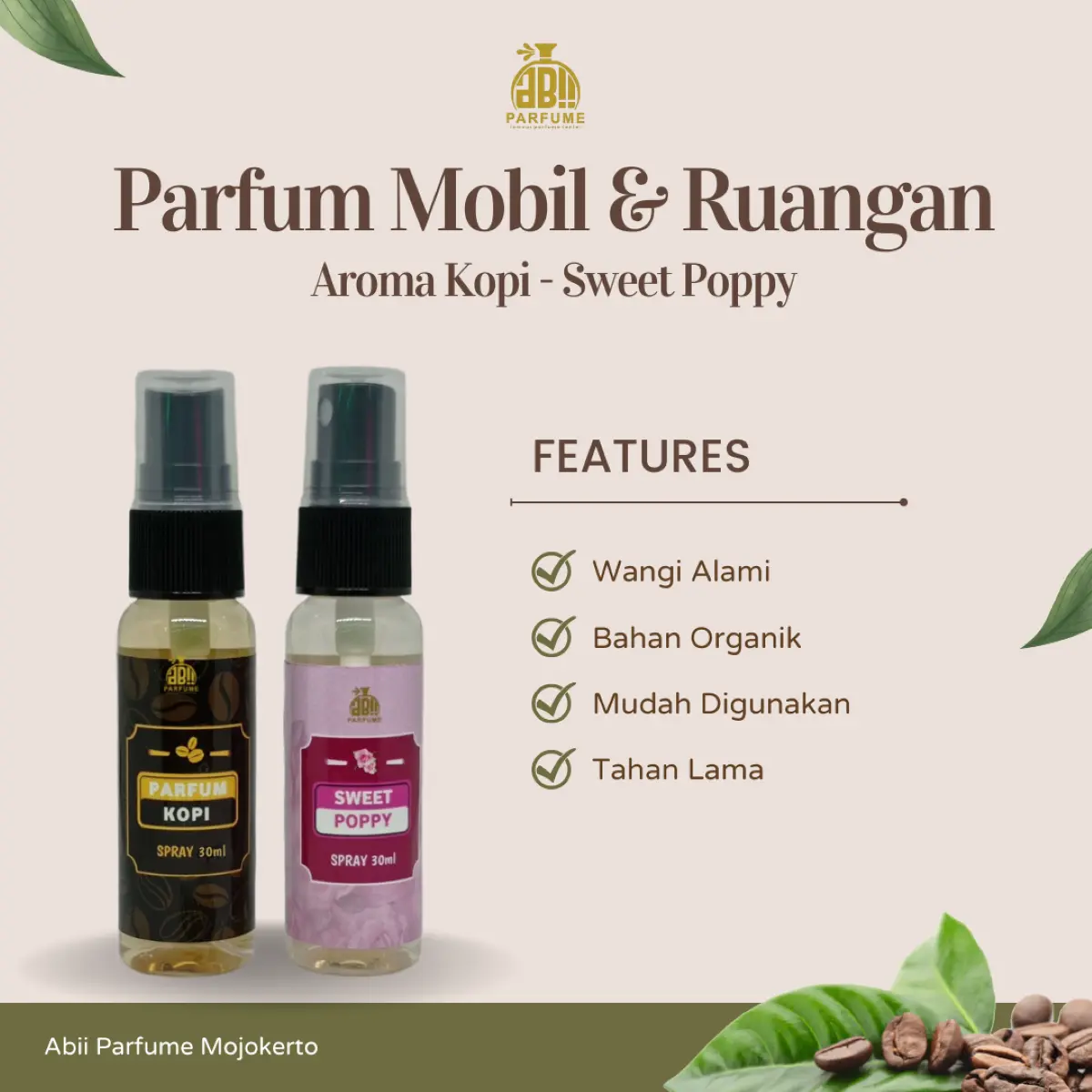 Parfum mobil & ruangan varian spray 30ml
