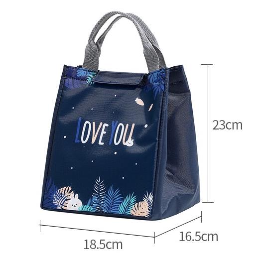 IOS 613 Tas Bekal Lunch Cooler Bag  Waterproof Tas Bento Alumunium Foil Lunch Bag Import COD 1