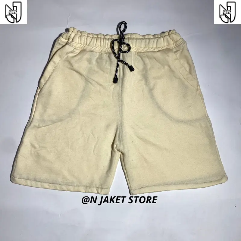 NJSD.IDCELANA PENDEK BOARDSHORT /CELANA PENDEK / UNISEX PEREMIUM Tebal Pria Hitam Katun Casual Pant Santai Dewasa 5