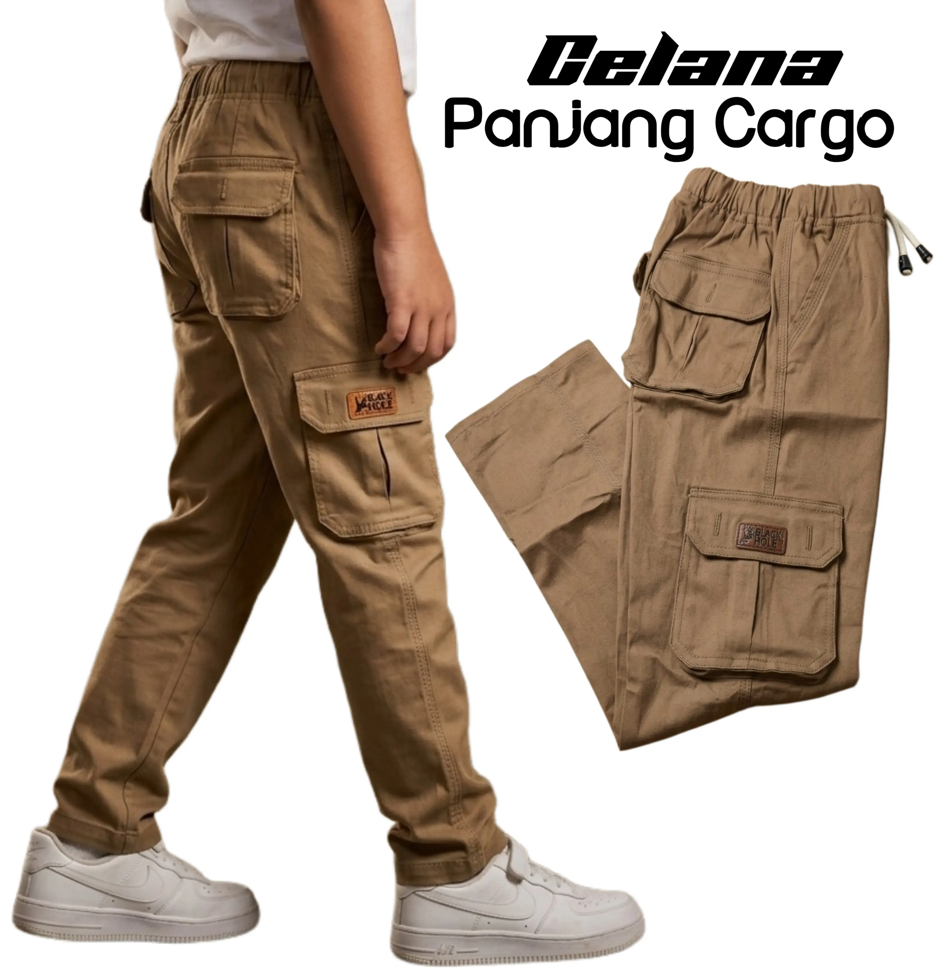 Celana Cargo Anak Usia 7-16 Tahun Ruang Seven