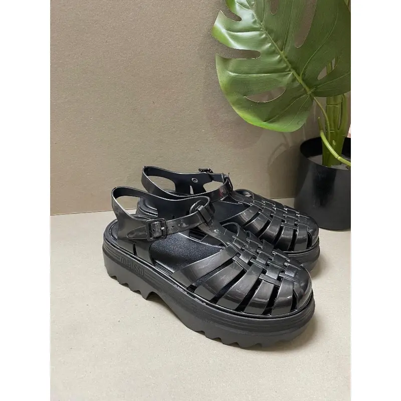 [UP 1 SIZE] Meliss Platform Heels Sandal Wedges [NAIK 1 SIZE] 7
