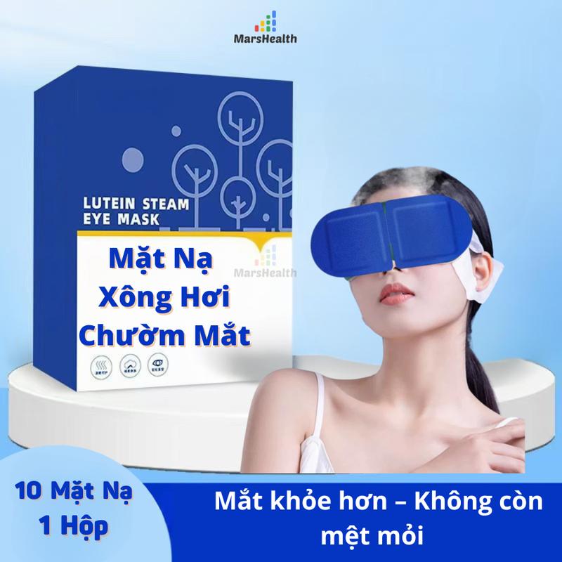 Hộp 10 Mặt Nạ Xông Hơi Mắt Chườm Nóng LUTEIN,Bảo Vệ Vùng Da Mắt,Giúp Mắt Thư Giãn Cực Dễ Chịu