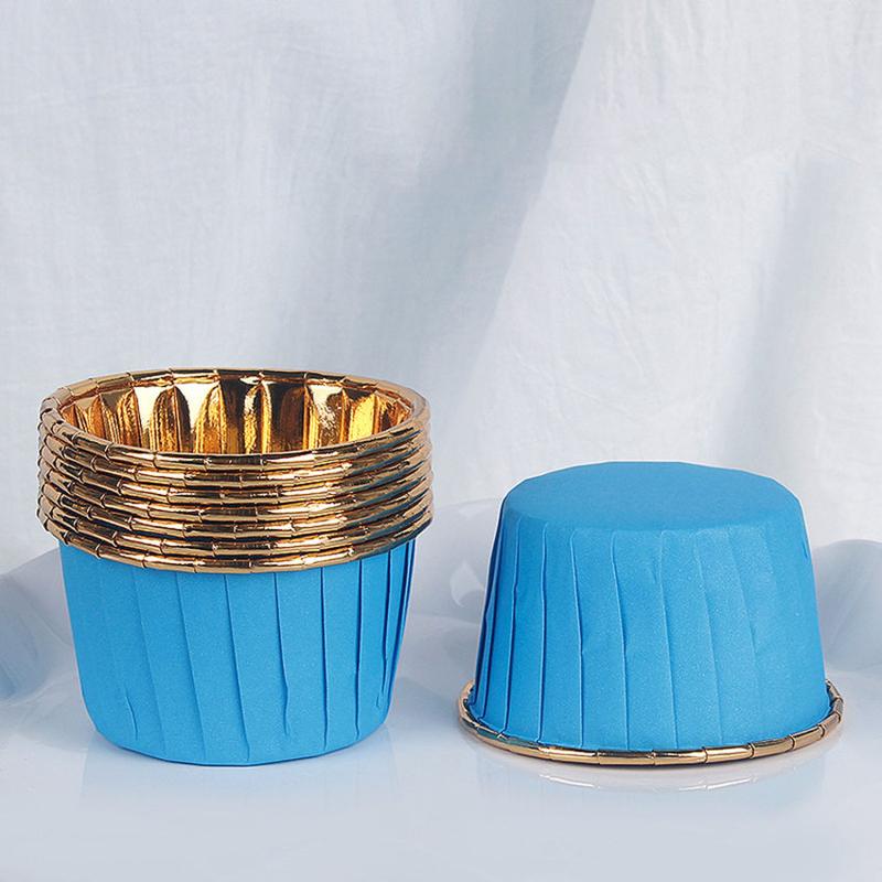 Product Introduction of Khuôn Cốc Thiếc Lá Nhôm Tròn, Cỡ Nhỏ, Có Thể Tái Sử Dụng, 50 Cái, Thích Hợp Làm Pudding Và Bánh Ngọt, Hộp Giấy Thiếc Nồi Chiên Không Dầu, Khay Nướng, Dụng Cụ Làm Bánh 40