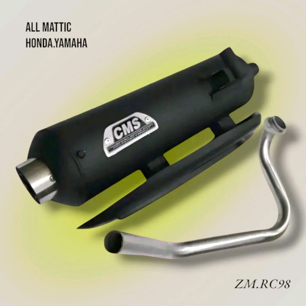 Knalpot Standar Racing CMS Vario Beat Scoopy Fino Mio PCX Sporty Motor Honda/Yamaha Motorcycle - Full Ngebass Adem