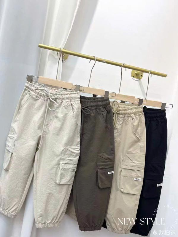   MẸ THÓC   A52 -Quần bé trai : Quần gió hàn 2 túi hộp đính tag mã 89033 hàng QCCC by KID CLOTHING 