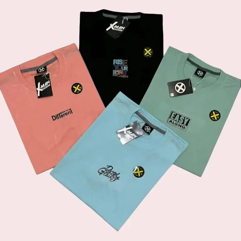 Paket 2 Pcs Kaos Distro Motif Simple Bahan Semi Katun 24s Terbaru Dewasa Baju Harian Premium Nyaman Unisex 3