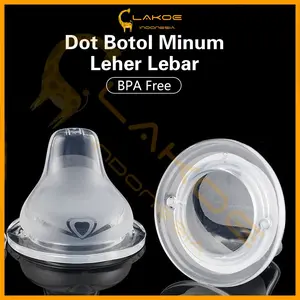 LAKOE 5cm Duckbill wide neck Dot Nipple /Dot Nipple Training Cup/Dot Botol susu bayi