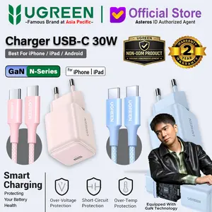 UGREEN GAN N Charger For iPhone 17 16 15 Series PD Type C Fast Charging 30w