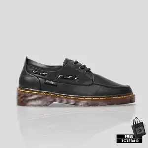 Prodigo * Sepatu Pria Blitar Black | Sepatu Shoes Low Boots | Sepatu Pantofel Hitam | Sepatu Kerja | Sepatu Boots Casual | Terbaru