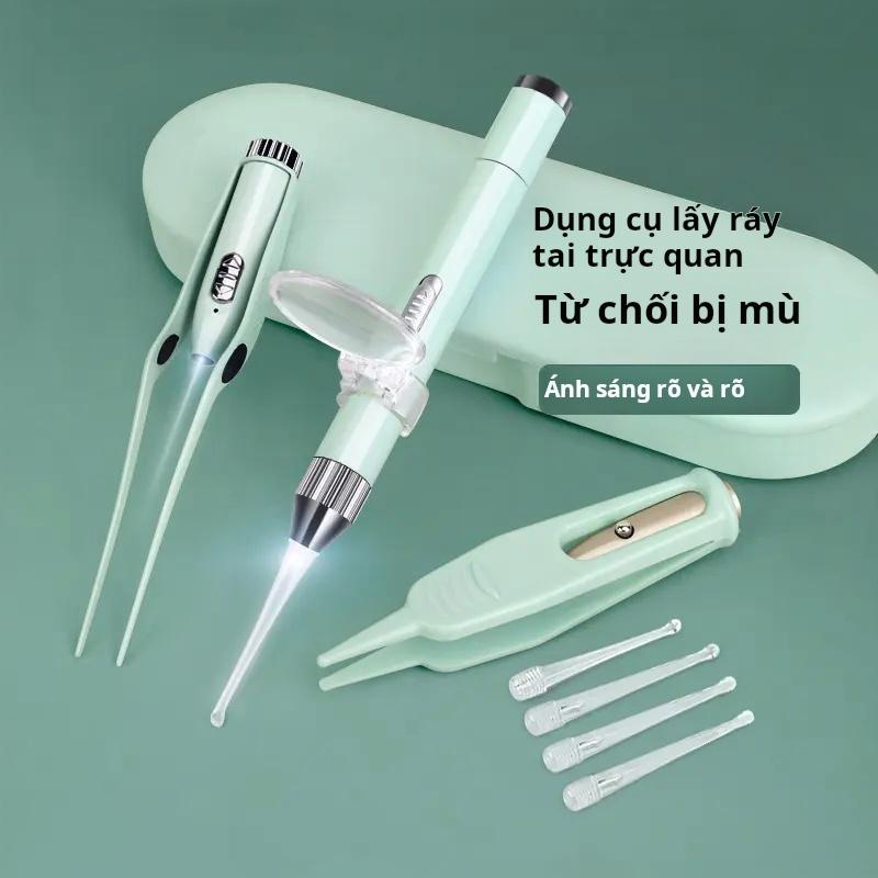 Dụng Cụ Làm Sạch Tai, Dụng Cụ Hữu Ích, Dụng Cụ Ngoáy Tai, Có Đèn Phát Sáng, Đầu Mềm, Cho Ráy Tai Em Bé Nhíp Làm Sạch Tai Cho Trẻ Em, Kính Lúp Ngoáy Tai Phát Sáng, [Thanh Toán Khi Nhận Hàng] 0