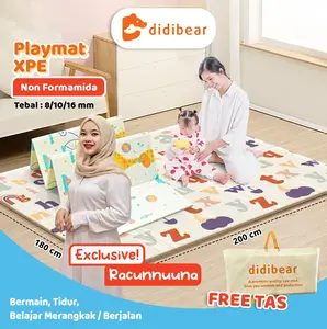 SNI Didibear X Racunnuuna Playmat Anak XPE ASLI 180 x 200