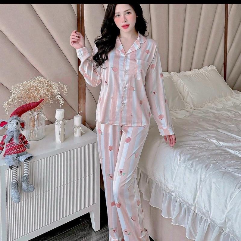 [Phom 40-55kg] Bô  Lụa chất Liệu LAtin mịn Viền Tròn, Đủ Tay NGắn , Tay Dài, Nhiều Màu Nữ Áo Women Voi 0