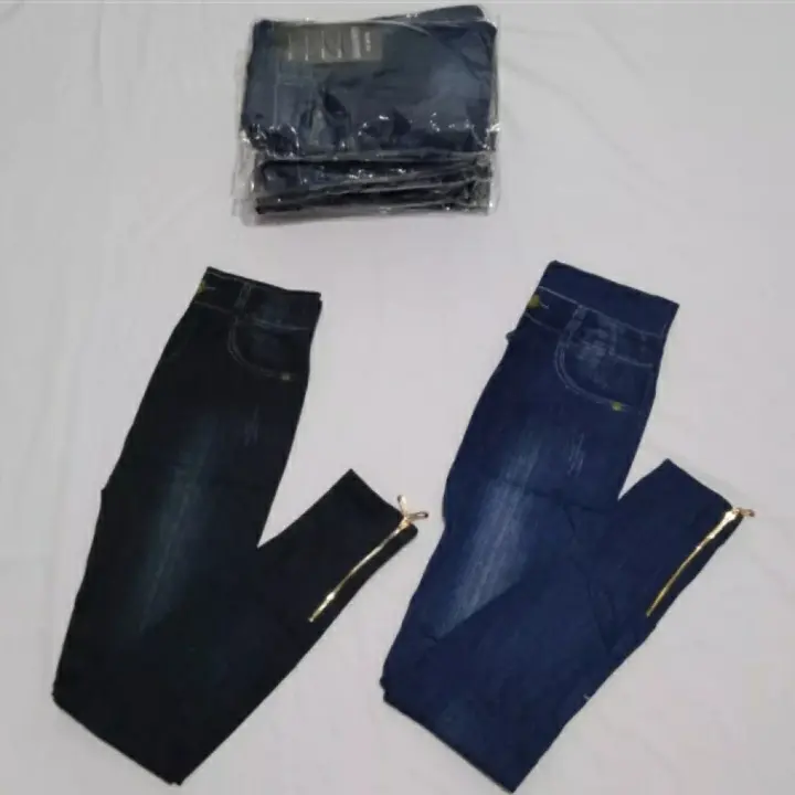 LEGGING IMPORT JEANS SLETING  / LEGGING IMPORT WANITA 3