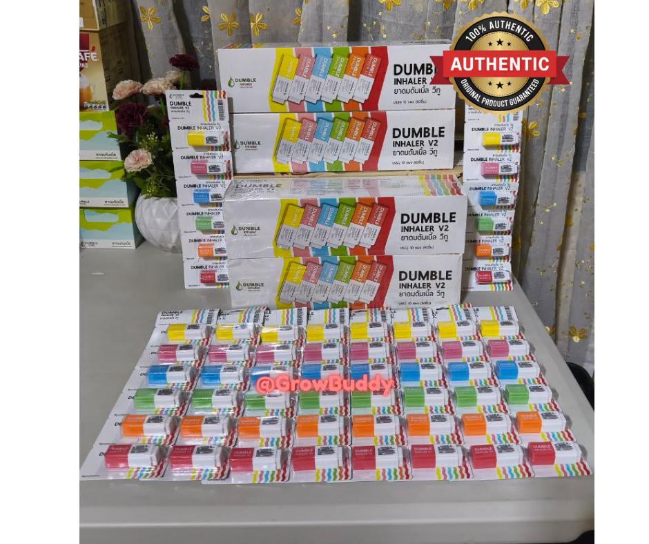 Authentic Dumble Inhaler V2 Version2 1pc Nasal Inhaler original Made in  Thailand migraine sipon clog nose nausea nasal congestion hilo best seller  - TikTok Shop Philippines