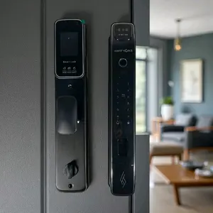 Smart Door Lock Pintu 3D Face Recognition Fingerprint Smart App