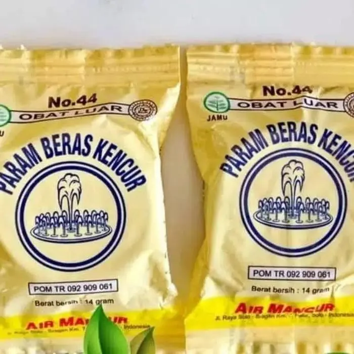 param beras kencur air mancur / pegel linu dan keseleo harga 10 shase)