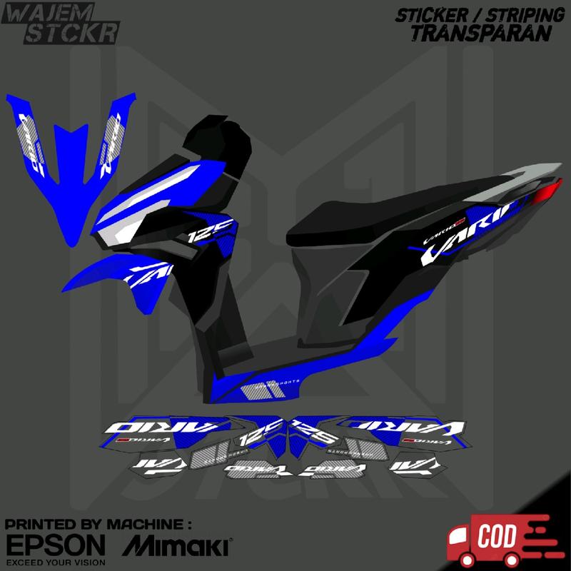 STRIPING TRANSPARAN VARIO 125 NEW 2023 GEN 2 CUSTOM MALAYSIA 5