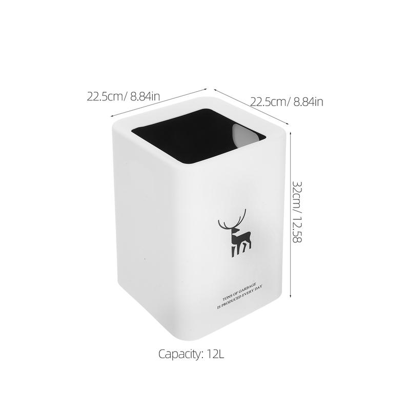 Product Introduction of Small Trash Can for Bathroom Waste Basket Trash Can Dorm Room Trash Can for Kitchen Plastic Bathroom Trash Can Cute Trash Can Bin 7