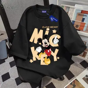 [COD] Yesgirl Korea style “Kartun Mouse yang lucu” print kaos kasual longgar| Kaos Oversize Wanita | Fashion korean style baju kaos oversize| Baju atasan wanita terbaru 100%cotton | Kaos Hitam Wanita | 7.23 (Dikirim dalam 12 jam)
