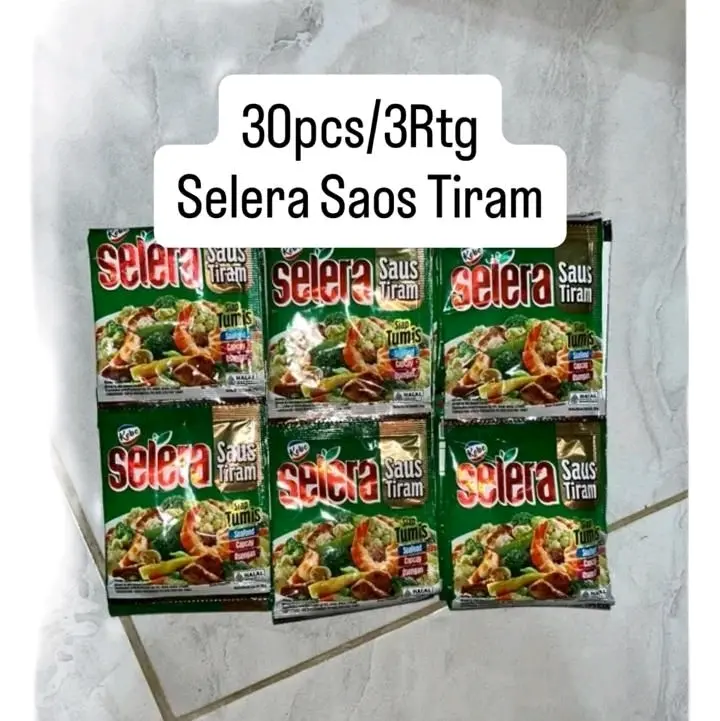 30pcs/3rtg Selera Saos Tiram