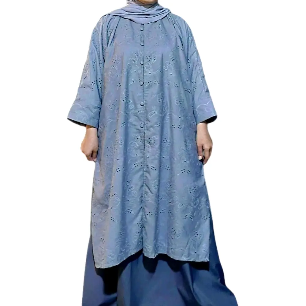 Noor Kebarung Skirt Set moon by SJ Muslimah Wear