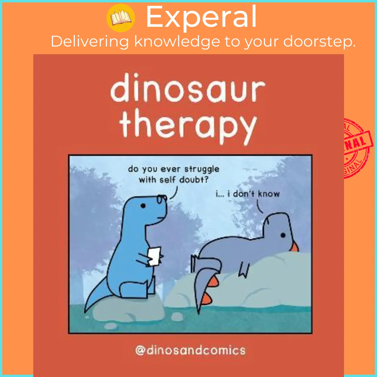 Dinosaur Therapy by James Stewart K Romey (UK edition, hardcover) - 9780008472818