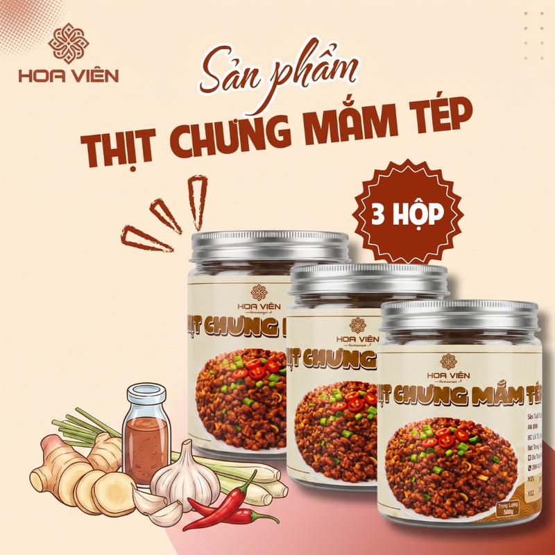 Thịt Chưng Mắm Tép Hoa Viên Bát Tràng - Chuẩn Vị Truyền Thống, Đậm Đà Hương Vị