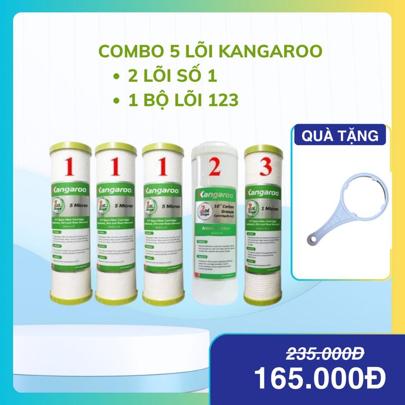  LÕI KANGAROO - COMBO 5 LÕI KANGAROO GỒM 1 BỘ 123 VÀ 2 LÕI SỐ 1 - CHÍNH HÃNG 