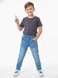 KAHARA kids slim fit - celana jeans panjang sobek anak laki-laki usia 2 - 10 tahun