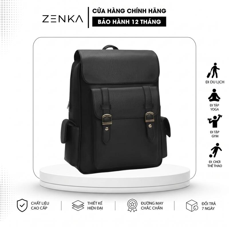 Balo da du lịch cỡ lớn, balo Zenka đựng laptop 17 inch rất rộng rãi và tiện dụng_ZBL16_1