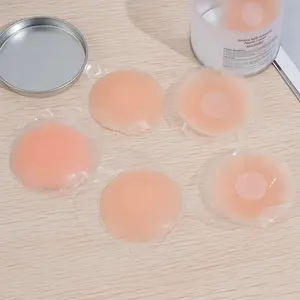 Summertop | BP1997 Bra Tempel Pad Cover Invisible Fashion Wanita Silicone Penutup Bh Polos Krem Reuseable