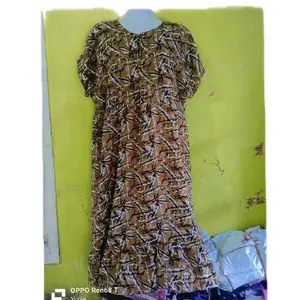 DASTER RIJEK BAHAN CRINGKEL ALEVA MOTIF WANITA DEWASA