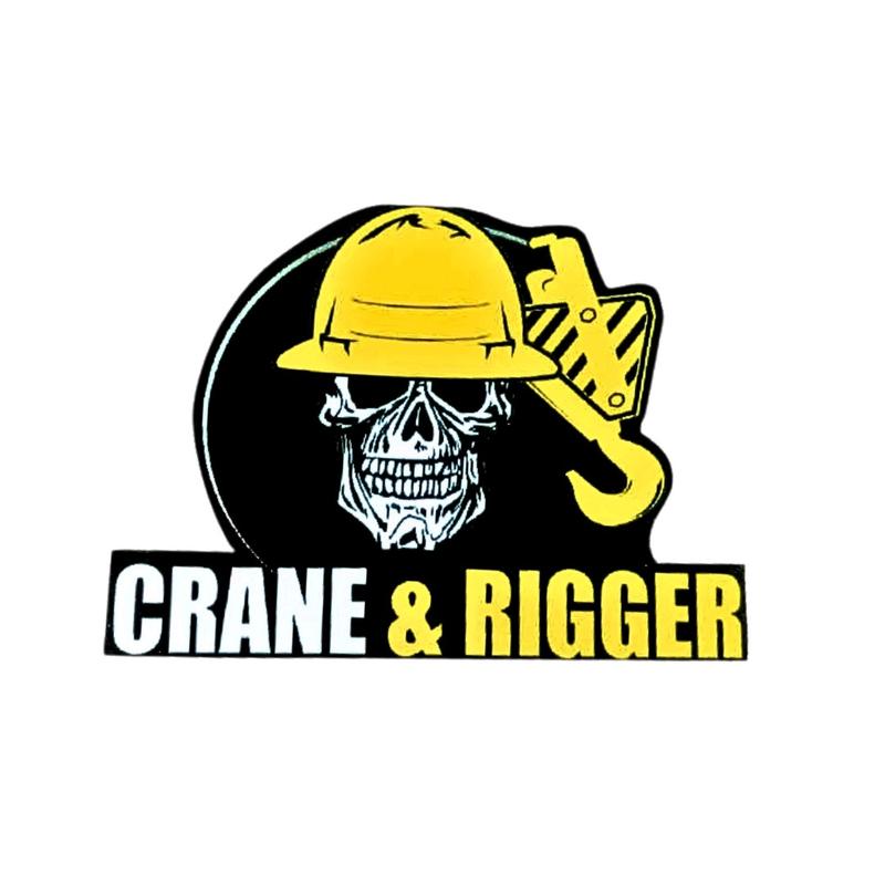 Rigger sticker for safety helmets, car and Motorcycle Decal Vinyl ...