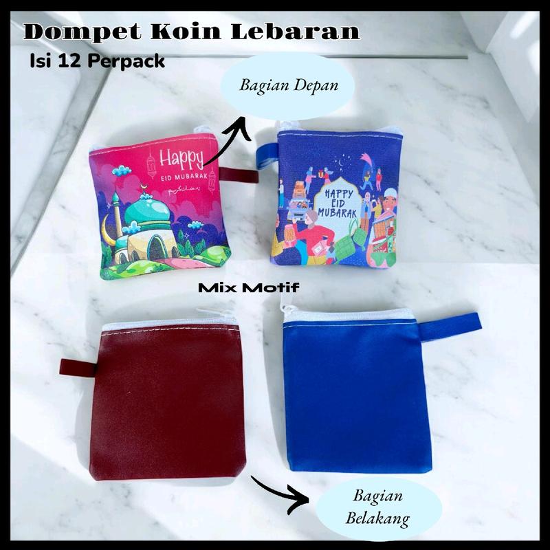 Dompet Koin Lebaran Mix Motif CCI Printing Tebal Dapat 12 pcs - Wanita 6