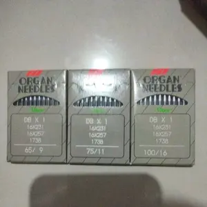 Jarum DBx1 merk organ ORI untuk mesin jahit high speed juki, typical dll