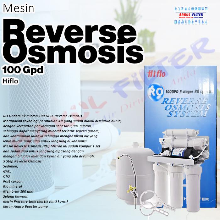 Gambar Mesin RO 100 Gpd Micron / Mesin Reverse Osmosis Undersink 100gpd dari Bakul Filter Tangerang Selatan Kota Tangerang Selatan Tokopedia