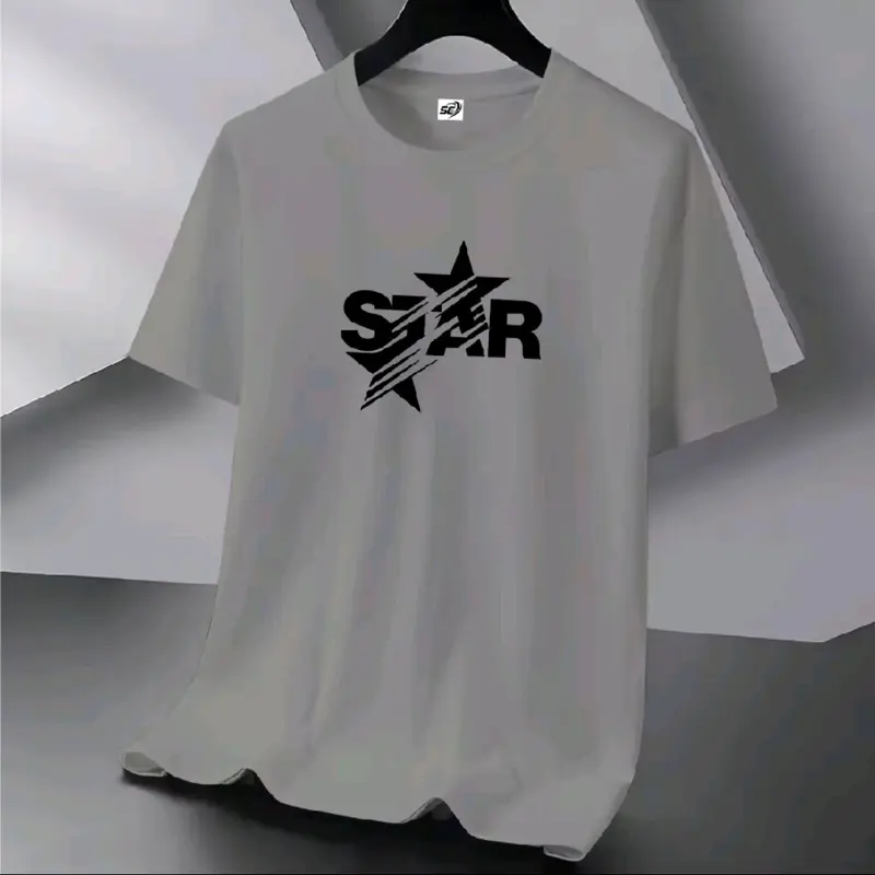 kaos oblong atasan cowok dewasa lengan pendek ukuran ( M/L/XL/XLL/XXXL katun motif star2 4