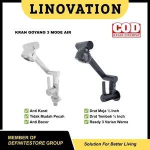 Kran Sink Flexible 360 Derajat Kran Dapur Stainless Steel Anti Karat 3 Warna HITAM GREY CHROME Kran Sink Fleksibel 1/2 inch Drat Tembok dan Drat Meja Kran Flexible