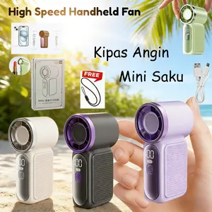 Kipas Mini Genggam Portabel Led Type-c X688 / Handheld Mini Fan Super Mini Outdoor